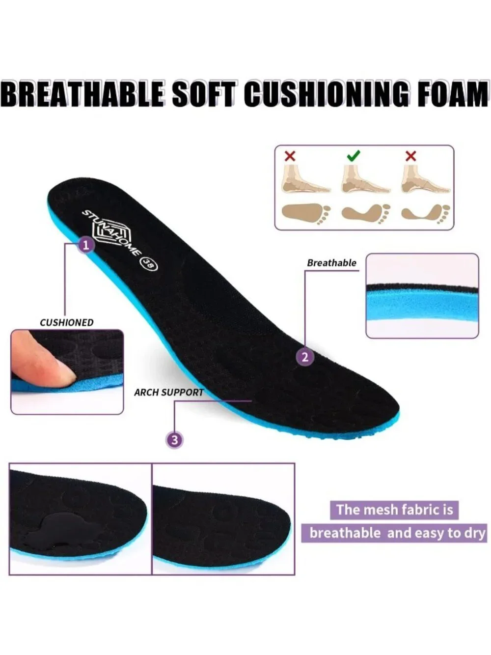 Women's Gray Pink Orthopedic Breathable Slip on Trainers Bottom Sneaker Shoes